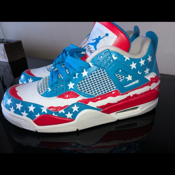 custom painted jordan 4
